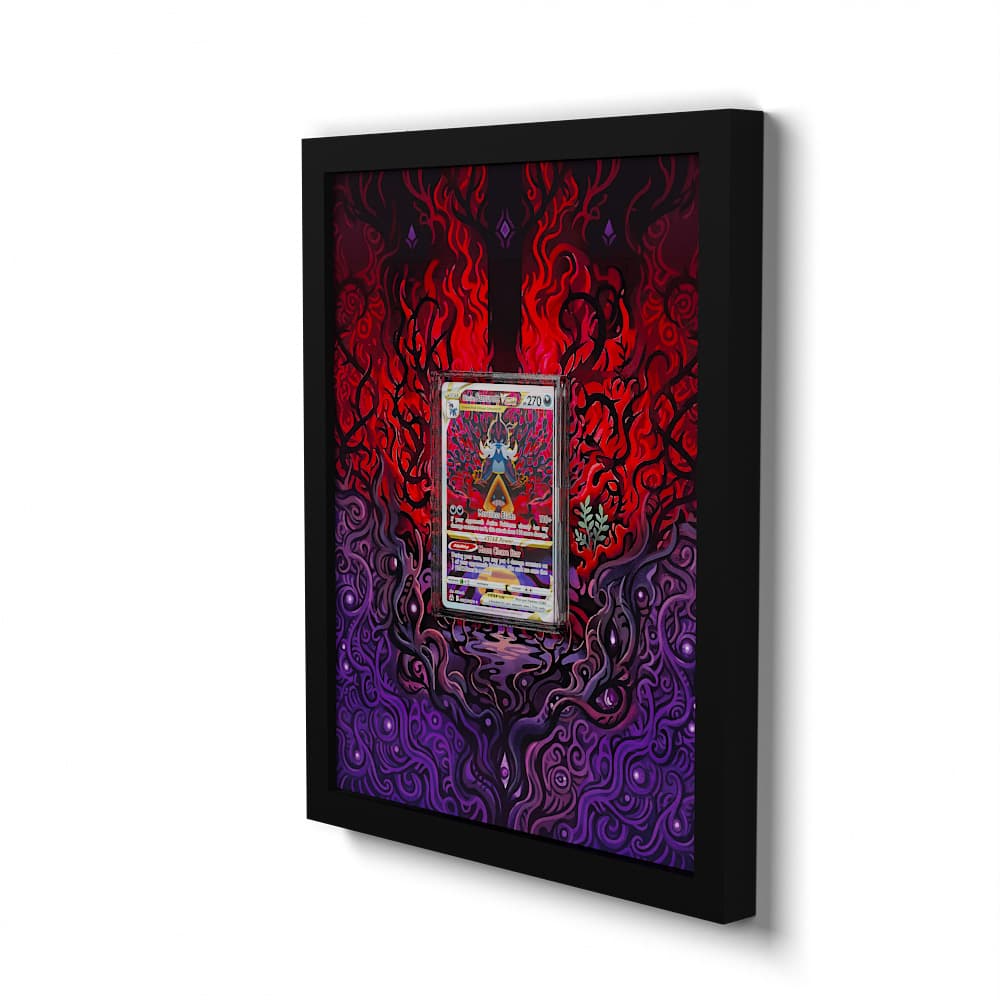 GG52 Hisuian Admurai VSTAR - Extended Artwork Framed Pokemon Card Display