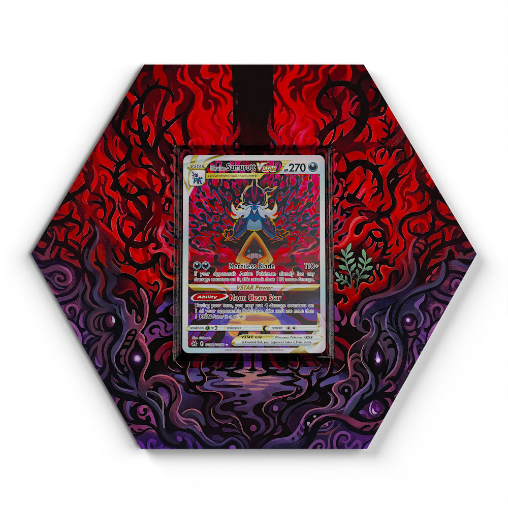 GG52/GG70 Hisuian Admurai VSTAR - Extended Artwork Pokemon Card Display