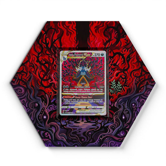 GG52/GG70 Hisuian Admurai VSTAR - Extended Artwork Pokemon Card Display
