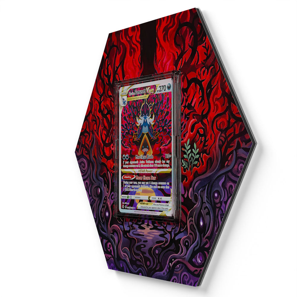 GG52/GG70 Hisuian Admurai VSTAR - Extended Artwork Pokemon Card Display