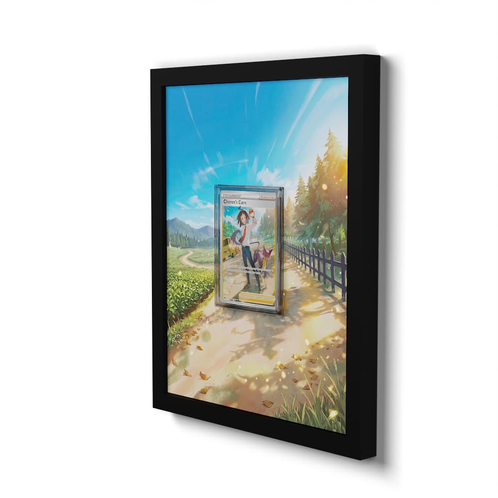 GG58 Cherens Obacht - Extended Artwork Framed Pokemon Card Display