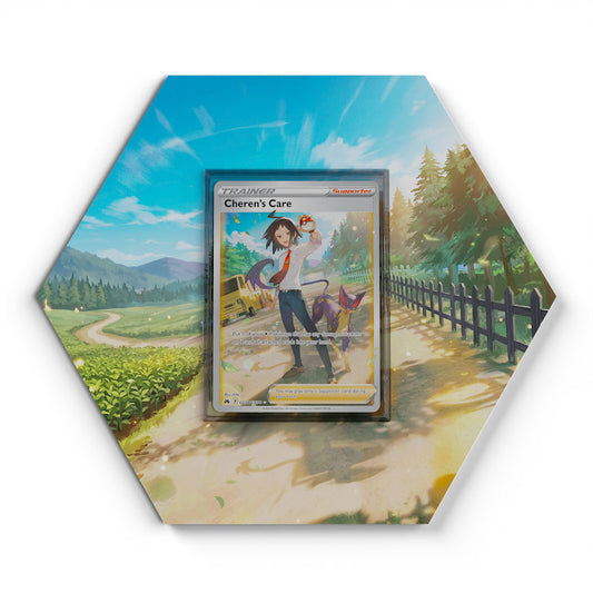GG58/GG70 Cherens Obacht - Extended Artwork Pokemon Card Display