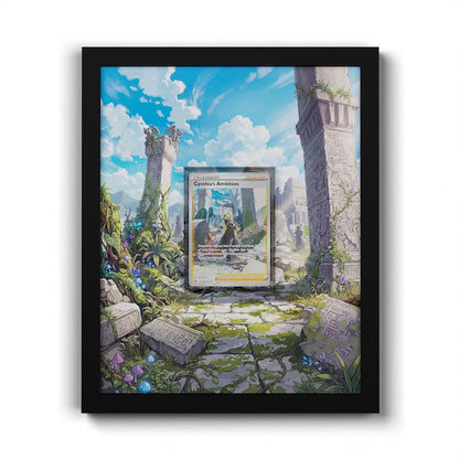 GG60 Cynthias Ehrgeiz - Extended Artwork Framed Pokemon Card Display