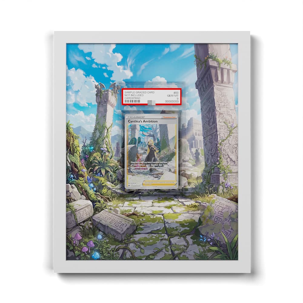 GG60 Cynthias Ehrgeiz - Extended Artwork Framed Pokemon Card Display