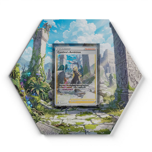 GG60/GG70 Cynthias Ehrgeiz - Extended Artwork Pokemon Card Display