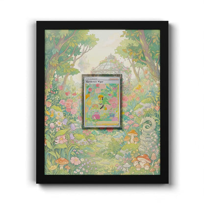 GG61 Silvias Vitalität - Extended Artwork Framed Pokemon Card Display