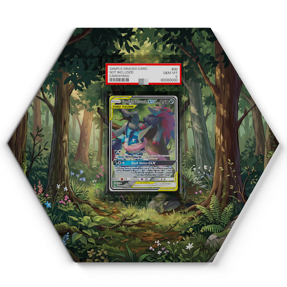 201/214 Quajutsu & Zoroark GX - Extended Artwork Pokemon Card Display