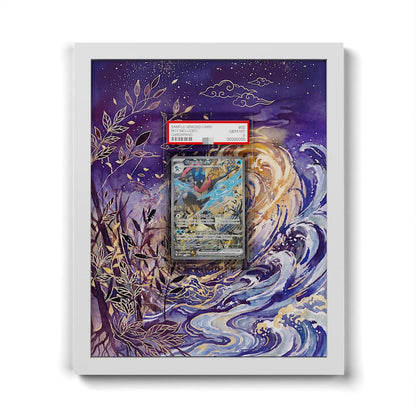 SVP 132 Quajutsu EX - Extended Artwork Framed Pokemon Card Display