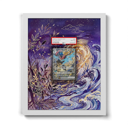 SVP 132 Quajutsu EX - Extended Artwork Framed Pokemon Card Display