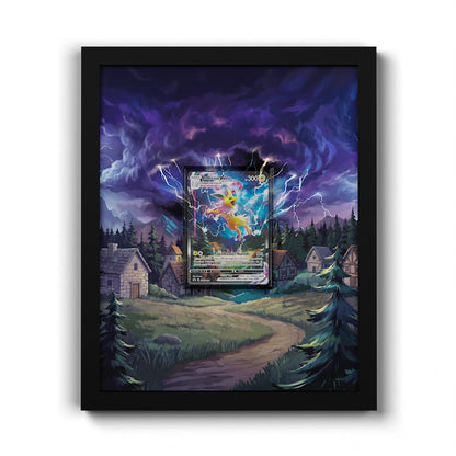 SWSH184 Blitza - Extended Artwork Framed Pokemon Card Display