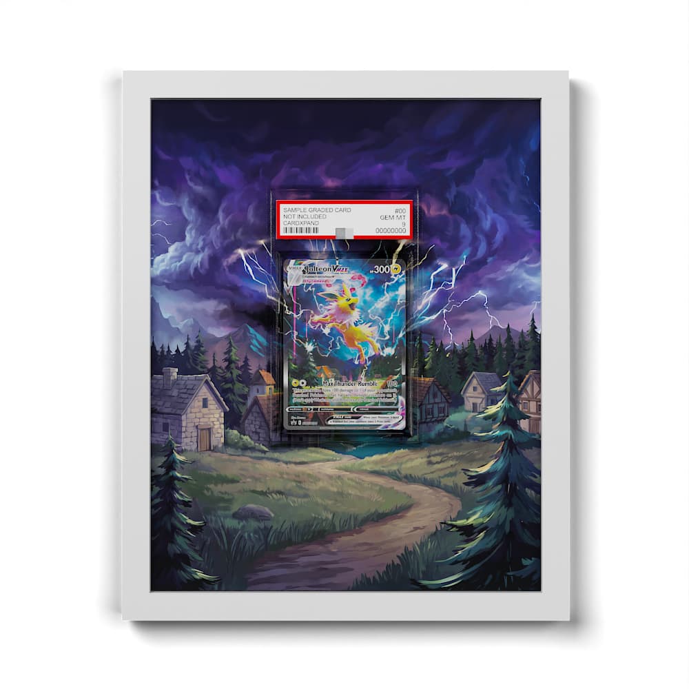 SWSH184 Blitza - Extended Artwork Framed Pokemon Card Display