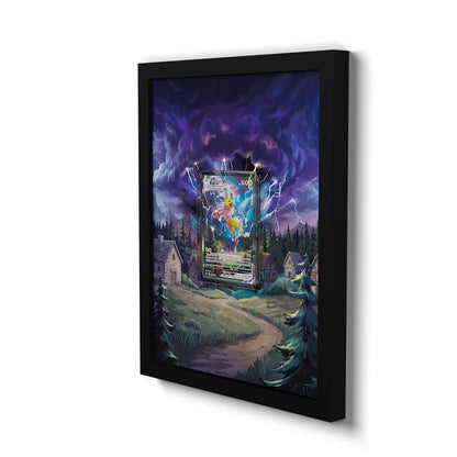 SWSH184 Blitza - Extended Artwork Framed Pokemon Card Display