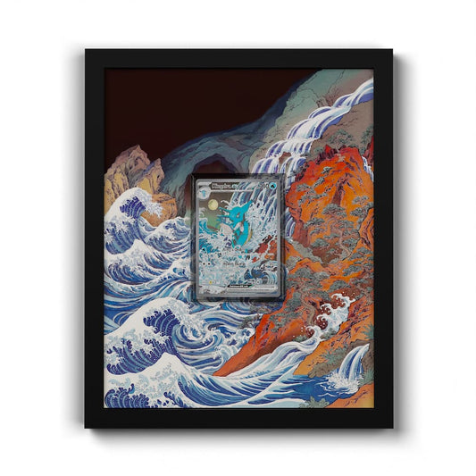 131 Seedraking EX - Extended Artwork Framed Pokemon Card Display