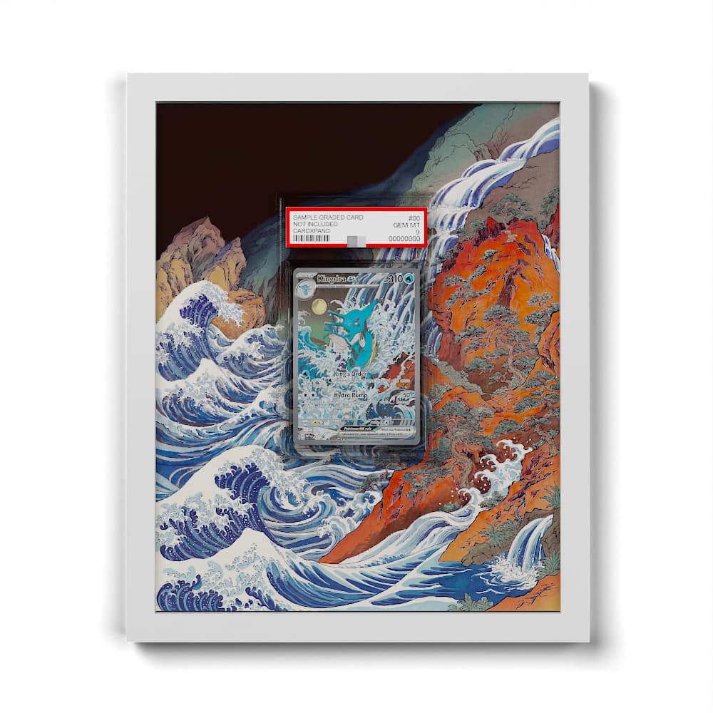131 Seedraking EX - Extended Artwork Framed Pokemon Card Display
