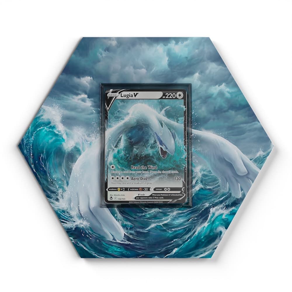 138/195 Lugia V - Extended Artwork Pokemon Card Display