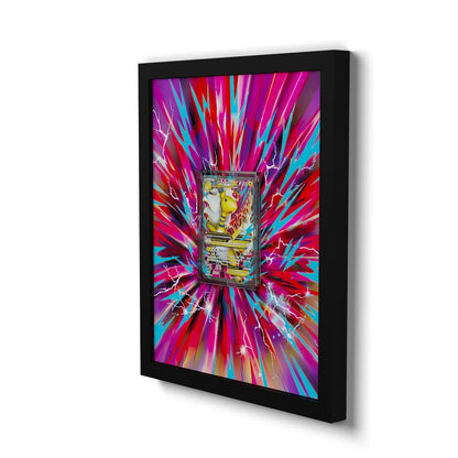088/098 M Ampharos EX - Extended Artwork Framed Pokemon Card Display