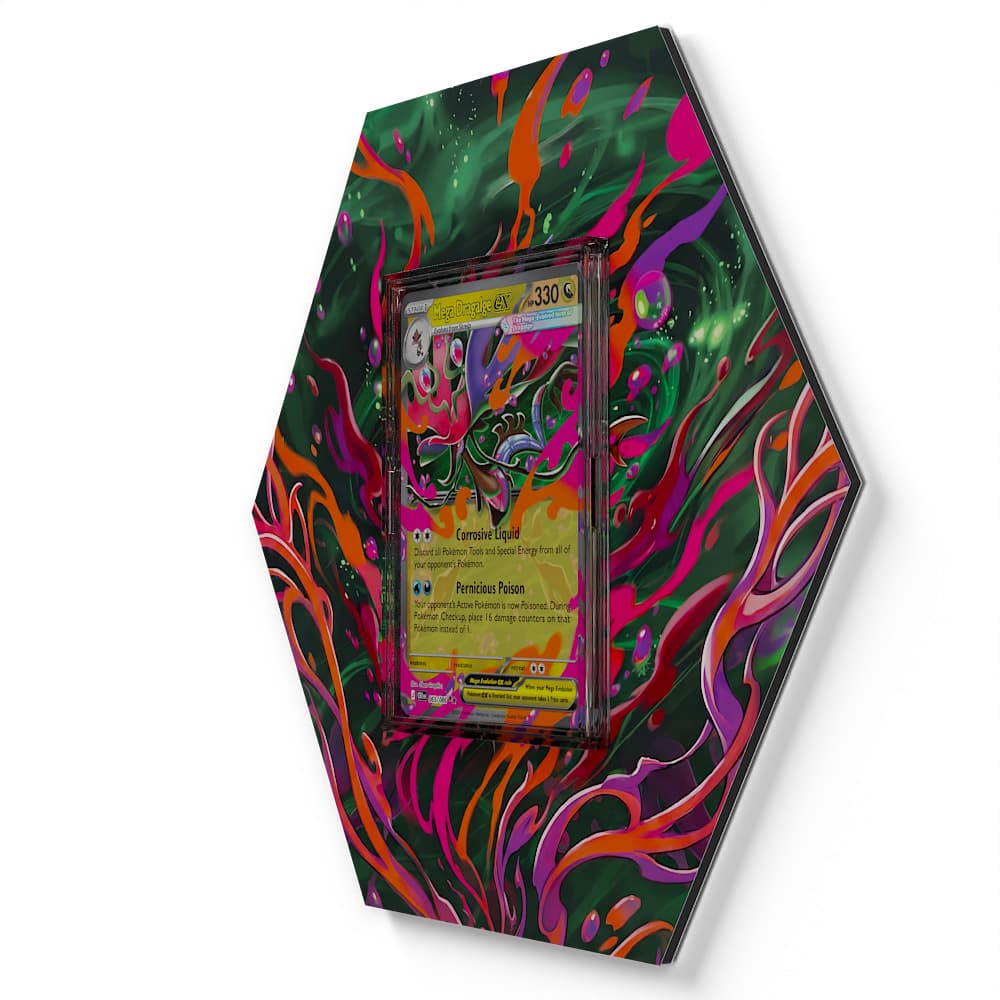 065/086 Mega-Dragalge EX - Extended Artwork Pokemon Card Display