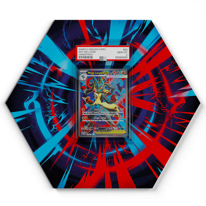 160/132 Mega-Lucario EX - Extended Artwork Pokemon Card Display