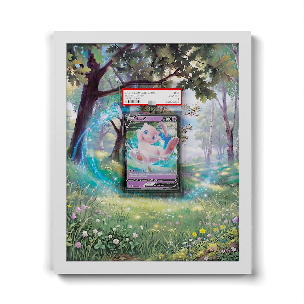 069/189 Mew V - Extended Artwork Framed Pokemon Card Display