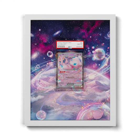 151/165 Mew EX - Extended Artwork Framed Pokemon Card Display