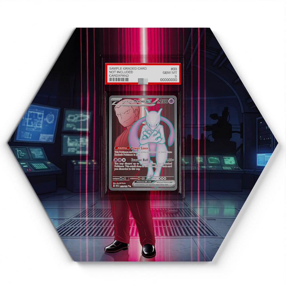 213/182 Mewtu - Extended Artwork Pokemon Card Display