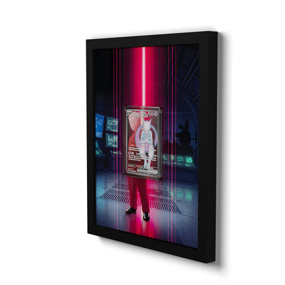 213/182 Mewtu - Extended Artwork Framed Pokemon Card Display