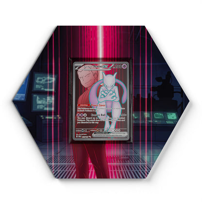 213/182 Mewtu - Extended Artwork Pokemon Card Display