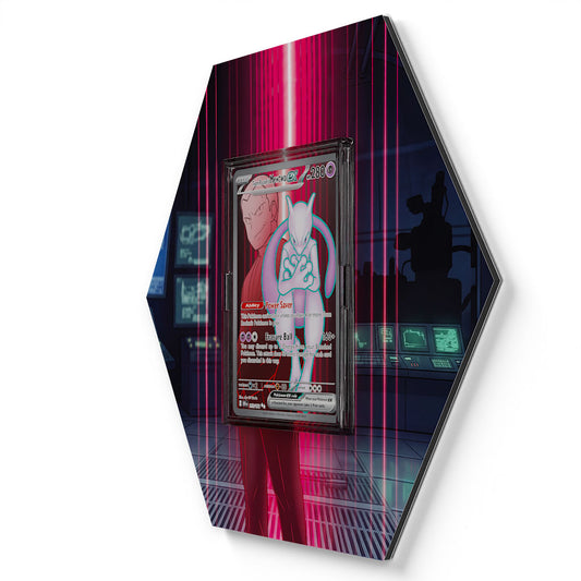 213/182 Mewtu - Extended Artwork Pokemon Card Display