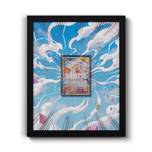 OP05-119 Monkey D. Luffy SR - Extended Artwork Framed One Piece Card Display