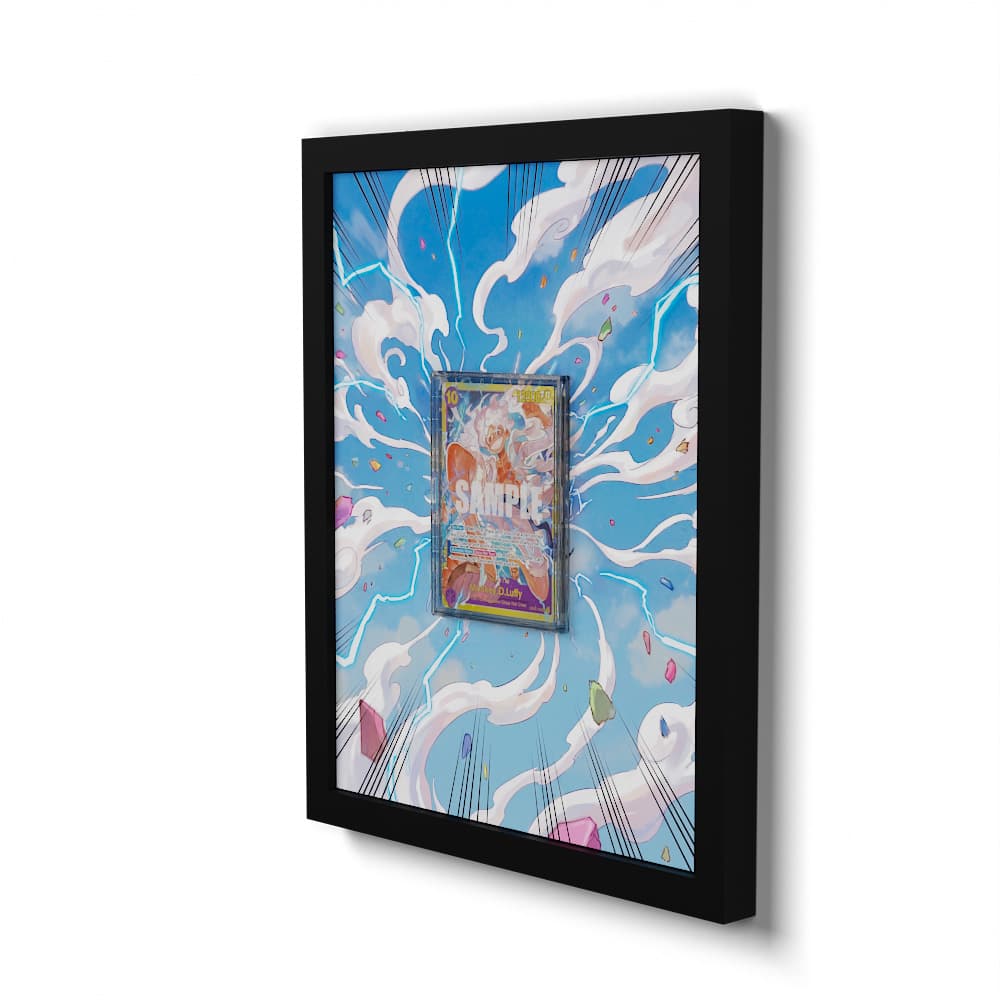 OP05-119 Monkey D. Luffy SR - Extended Artwork Framed One Piece Card Display