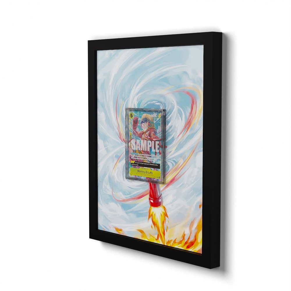 OP07-109 Monkey D. Luffy SR - Extended Artwork Framed One Piece Card Display