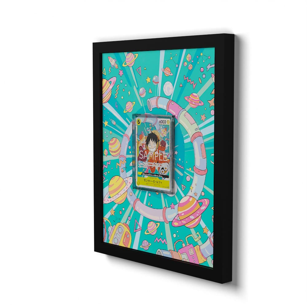 OP07-109 Monkey D. Luffy Promo - Extended Artwork Framed One Piece Card Display