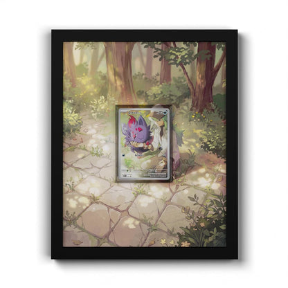 189 Ns Zorua - Extended Artwork Framed Pokemon Card Display