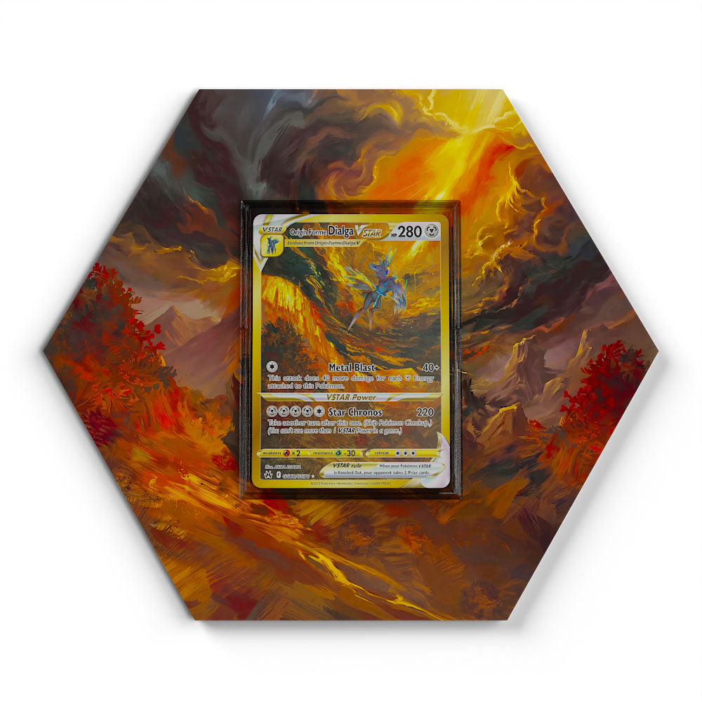 GG68 Ursprungsform Dialga Vstar CRZ - Extended Artwork Pokemon Card Display