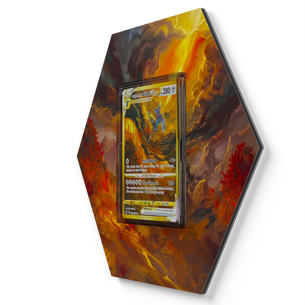 GG68 Ursprungsform Dialga Vstar CRZ - Extended Artwork Pokemon Card Display
