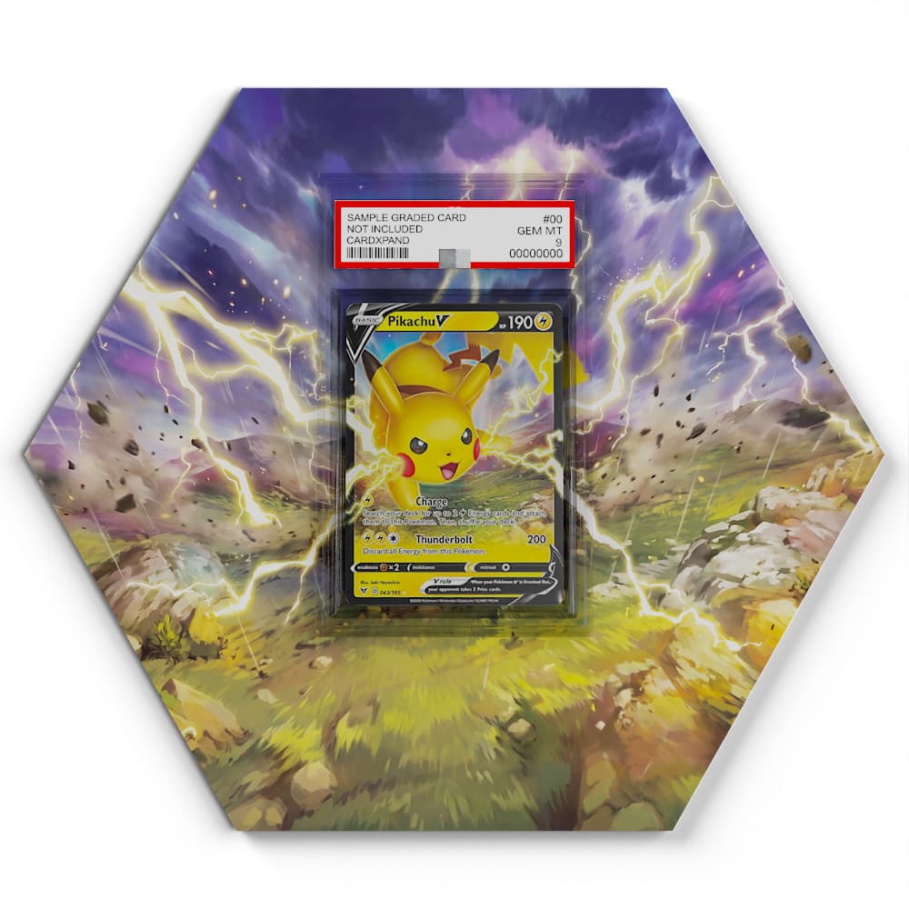 043/185 Pikachu V - Extended Artwork Pokemon Card Display