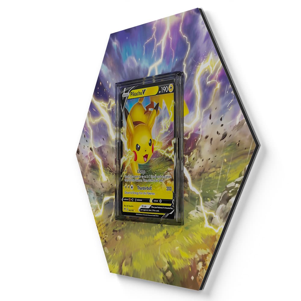 043/185 Pikachu V - Extended Artwork Pokemon Card Display