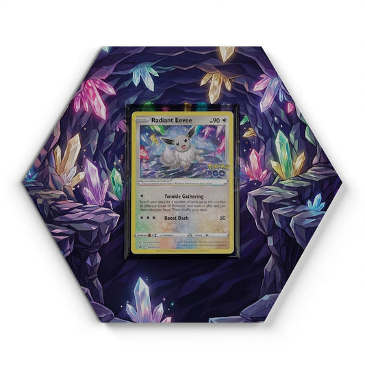 SWSH230 Strahlendes Evoli - Extended Artwork Pokemon Card Display
