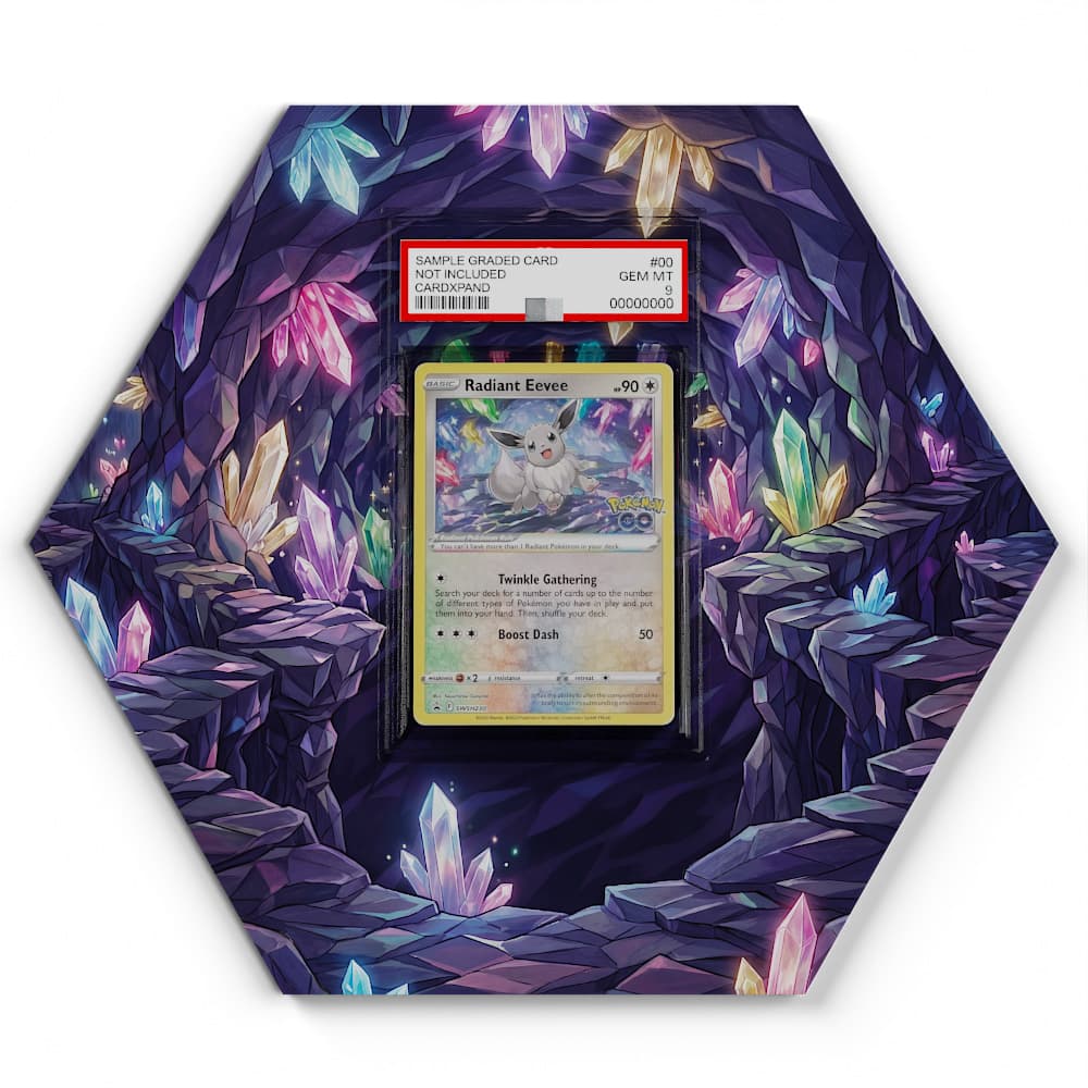 SWSH230 Strahlendes Evoli - Extended Artwork Pokemon Card Display