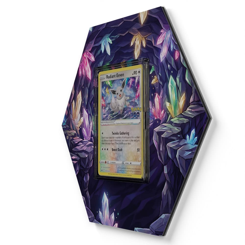 SWSH230 Strahlendes Evoli - Extended Artwork Pokemon Card Display
