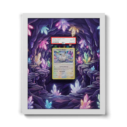 SWSH230 Strahlendes Evoli - Extended Artwork Framed Pokemon Card Display