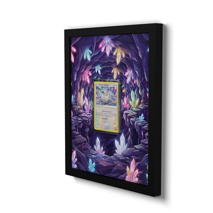 SWSH230 Strahlendes Evoli - Extended Artwork Framed Pokemon Card Display