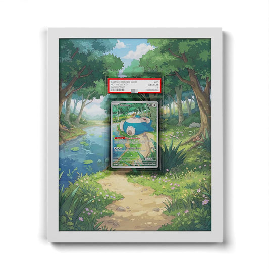 051 Relaxo - Extended Artwork Framed Pokemon Card Display