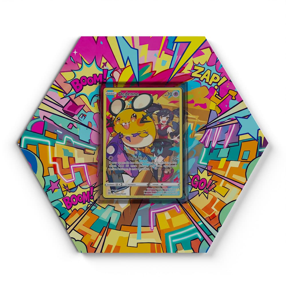 TG07 Dedenne - Extended Artwork Pokemon Card Display
