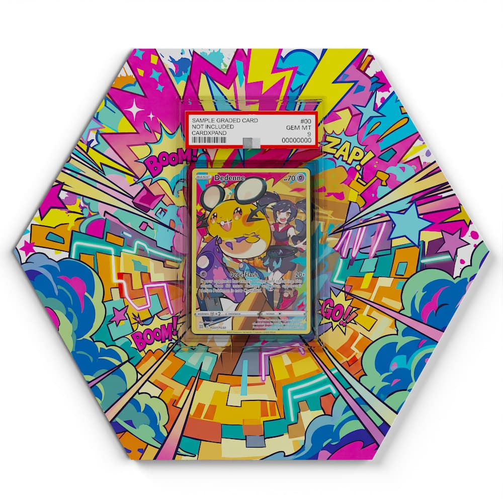 TG07 Dedenne - Extended Artwork Pokemon Card Display