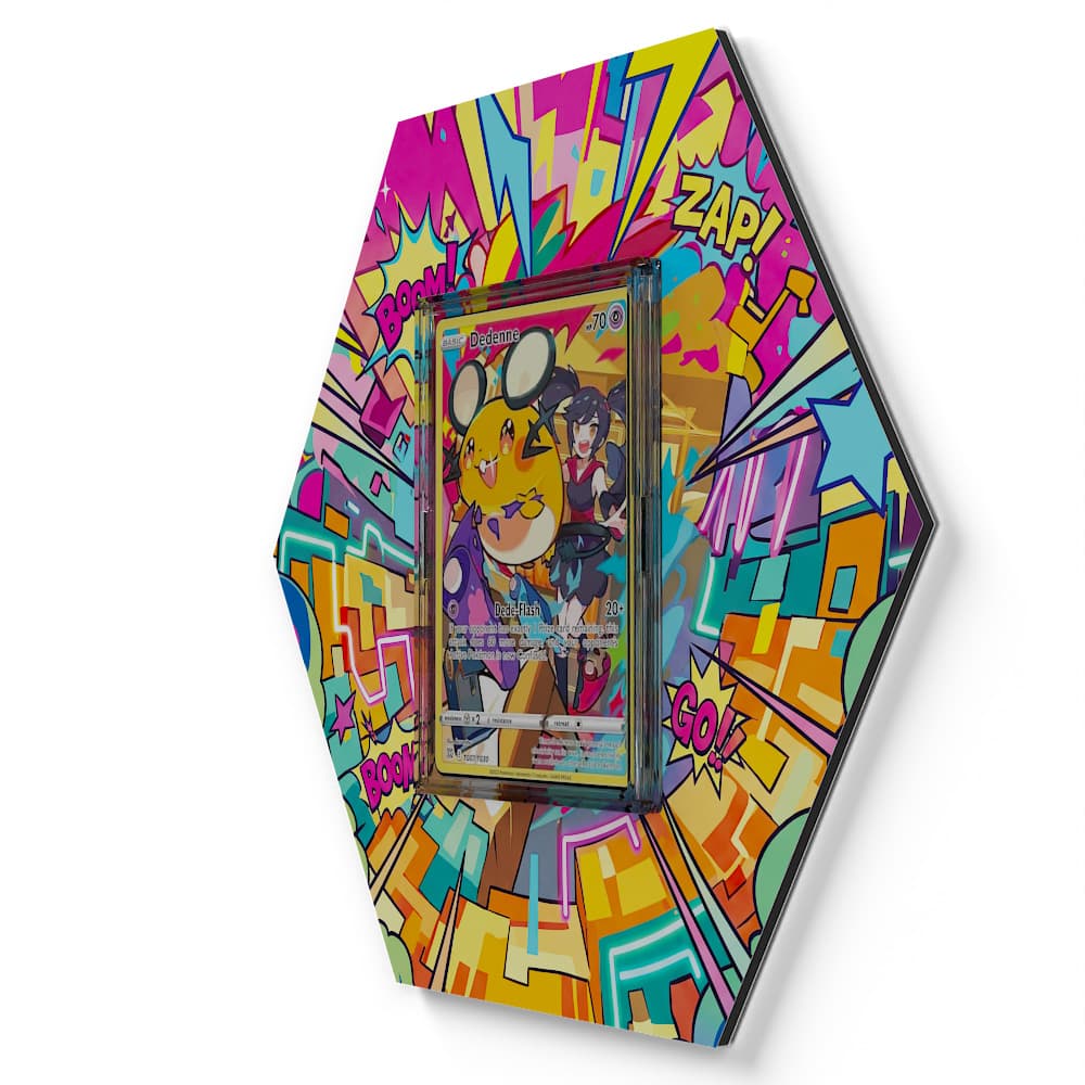 TG07 Dedenne - Extended Artwork Pokemon Card Display