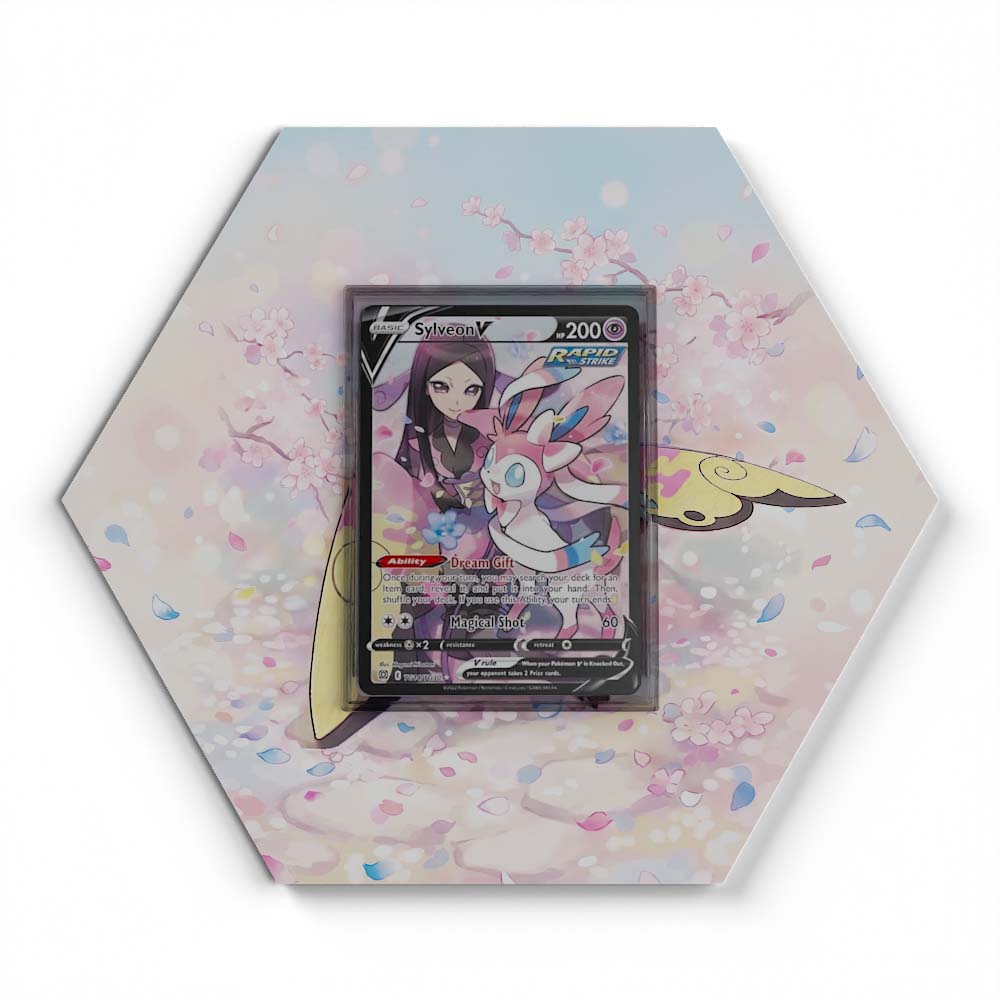 TG14/TG30 Sylveon V - Extended Artwork Pokemon Card Display