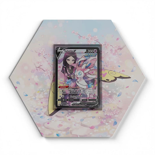 TG14/TG30 Sylveon V - Extended Artwork Pokemon Card Display