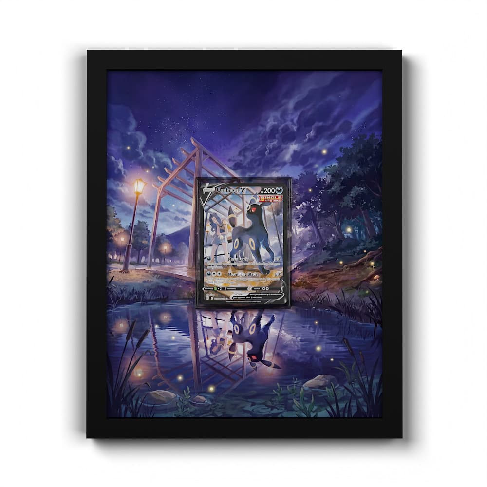 TG22/TG30 Nachtara V - Extended Artwork Framed Pokemon Card Display