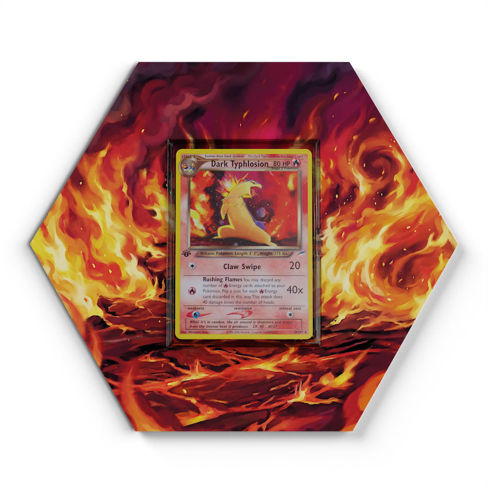 157 Dunkles Tornupto - Extended Artwork Pokemon Card Display